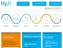 Tablet Screenshot of lhj.fi